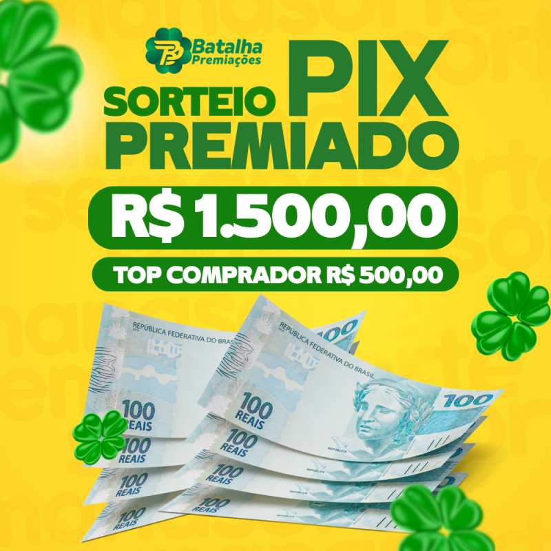 SORTEIO PIX PREMIADO