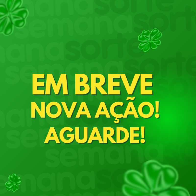 Em breve estaremos de volta